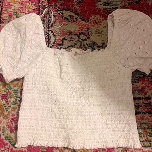 White GB top- size small- worn once